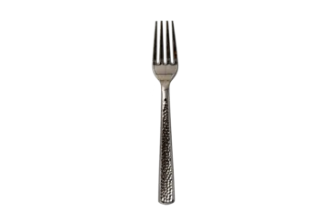 Fork, 7", Silver, Plastic, Hammer Look, (600/Case), Sabert CMFH600