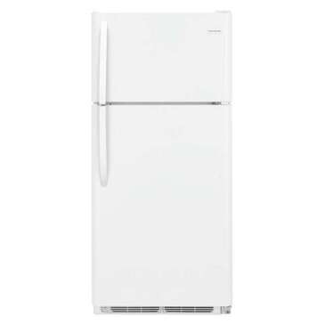 FRIGIDAIRE HOME PRODUCTS Refrigerator, 18 Cu. Ft, White, Top Freezer, Residential, Frigidaire Home FFHT1832TP+C/W