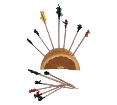 Ardous Trading Ardous Trading FRILL PICKS, CELLOPHANE 68MM 1000/BX 10BX/CS