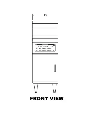 Frymaster CFHD150G Fryer, Gas, Floor Model, Full Pot