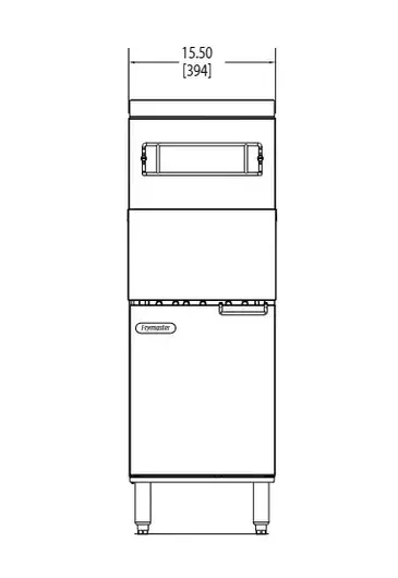 Frymaster ESG35T Fryer, Gas, Floor Model, Full Pot