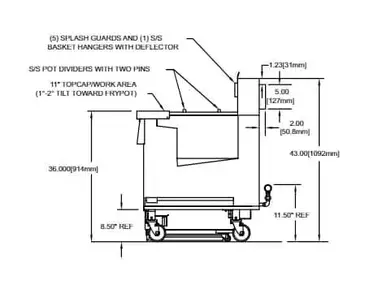 Frymaster FPLHD365 Fryer, Gas, Multiple Battery