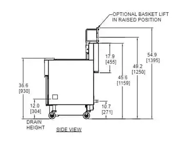 Frymaster FPPH255 Fryer, Gas, Multiple Battery