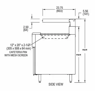 Frymaster FWH-1A French Fry Warmer