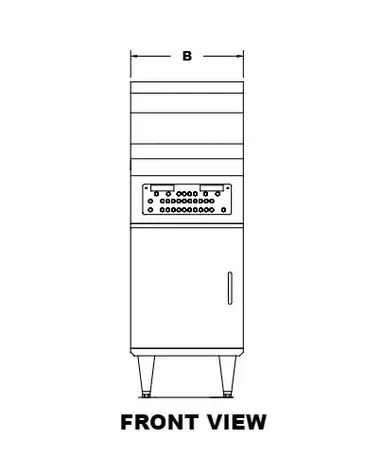 Frymaster HD150G Fryer, Gas, Floor Model, Full Pot