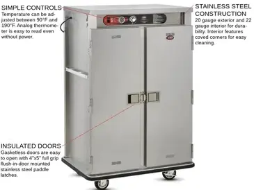 FWE E-960 Heated Cabinet, Banquet