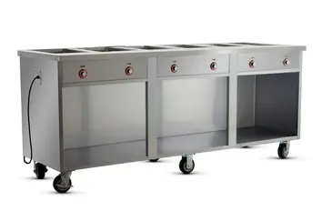 FWE HLC-6W6-1-DRN Serving Counter, Hot Food, Electric