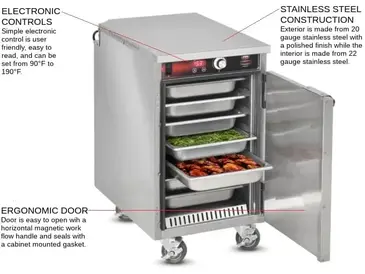 FWE HLC-7 Heated Cabinet, Mobile