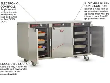 FWE HLC-7H-21 Heated Cabinet, Mobile