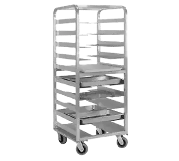 FWE OTR-OT-06-10 Oval Tray Storage Rack, Mobile