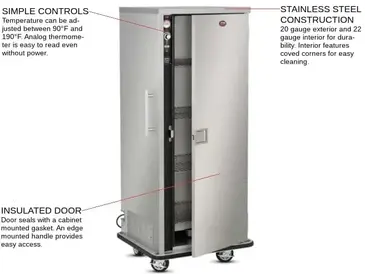 FWE P-80 Heated Cabinet, Banquet