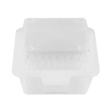 G.E.T. Enterprises EC-08-1-CL Carry Take Out Container, Plastic