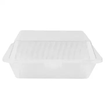 G.E.T. Enterprises EC-09-1-CL Carry Take Out Container, Plastic