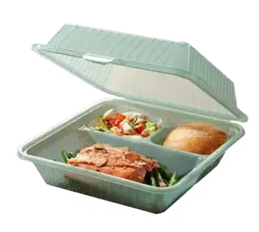 G.E.T. Enterprises EC-09-1-JA Carry Take Out Container, Plastic