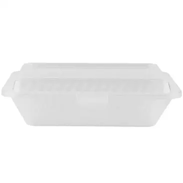 G.E.T. Enterprises EC-11-1-CL Carry Take Out Container, Plastic