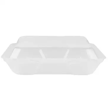 G.E.T. Enterprises EC-12-1-CL Carry Take Out Container, Plastic