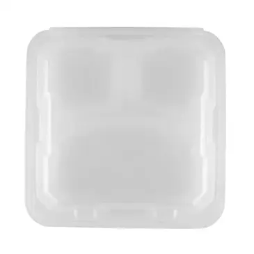 G.E.T. Enterprises EC-12-1-CL Carry Take Out Container, Plastic