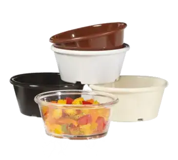 G.E.T. Enterprises ER-040-BK Ramekin / Sauce Cup, Plastic