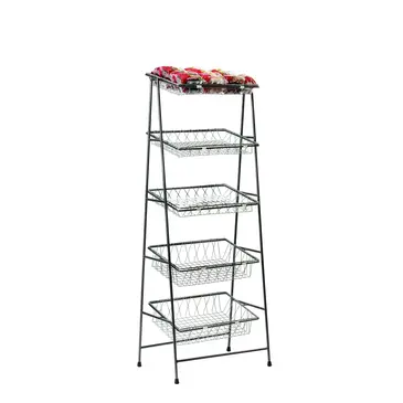 G.E.T. Enterprises IR-951T-NOBAR-MG Display Stand, Basket