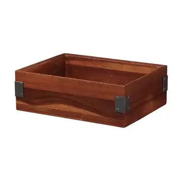 G.E.T. Enterprises WB-1294WD-W Basket, Tabletop, Wood