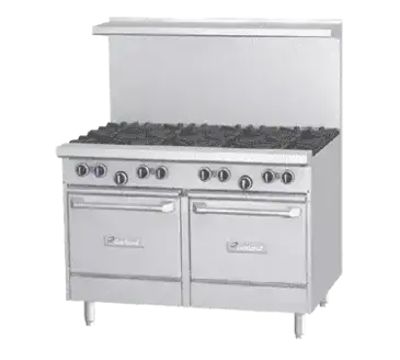 Garland US Range G48-2G36LL Range, 48" Restaurant, Gas