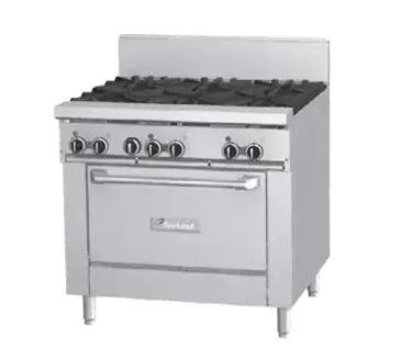 Garland US Range GF36-6R Range, 36" Restaurant, Gas