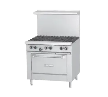 Garland US Range U36-4G12R Range, 36" Restaurant, Gas