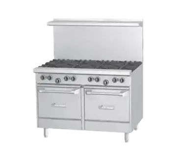 Garland US Range U48-2G36SS Range, 48" Restaurant, Gas