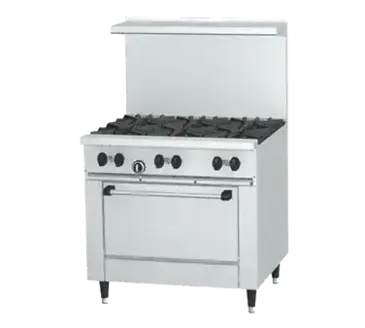 Garland US Range X36-2G24R Range, 36" Restaurant, Gas