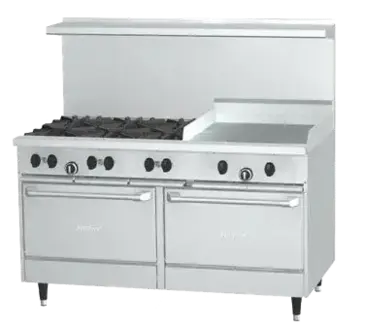 Garland US Range X60-6G24RR Range, 60" Restaurant, Gas