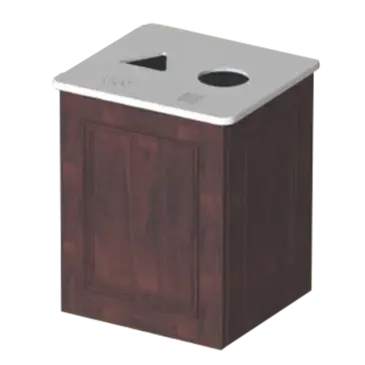 Geneva 75662 Trash Receptacle, Cabinet Style