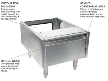 Glastender ACB-18 Underbar Add-On Unit