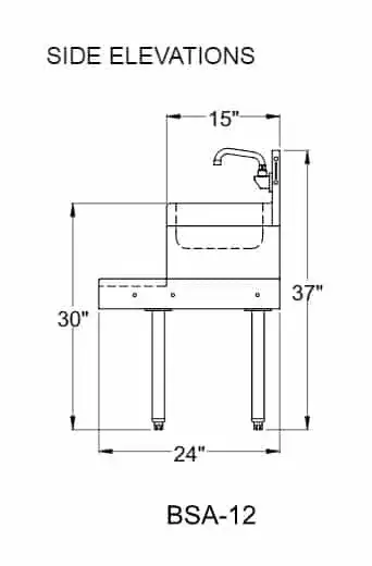 Glastender BSA-12 Underbar Blender Station