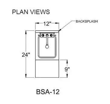 Glastender BSA-12 Underbar Blender Station