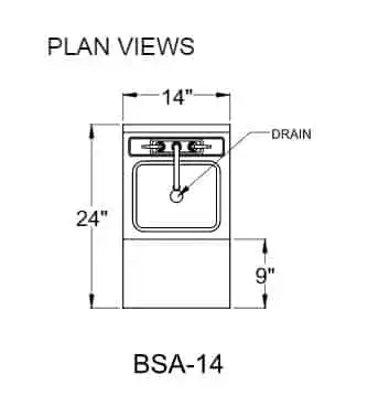Glastender BSA-14 Underbar Blender Station