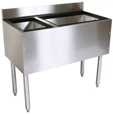 Glastender C-CBA-36L Underbar Ice Bin/Cocktail Station, Bottle Well Bin