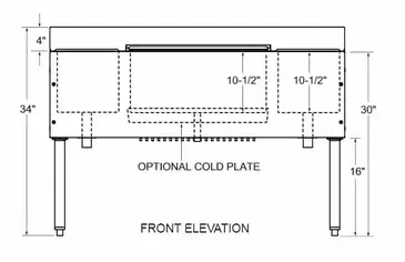 Glastender C-CBA-48 Underbar Ice Bin/Cocktail Station, Bottle Well Bin