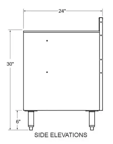 Glastender C-DBG3-24 Underbar Glass Rack Storage Unit