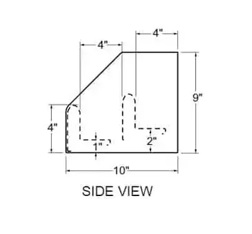 Glastender C-DR-12 Speed Rail / Rack