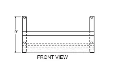 Glastender C-DR-12 Speed Rail / Rack