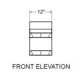 Glastender C-DW-12 Underbar Add-On Unit