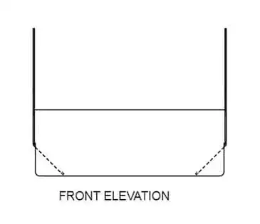 Glastender C-DWR-C Waste Chute