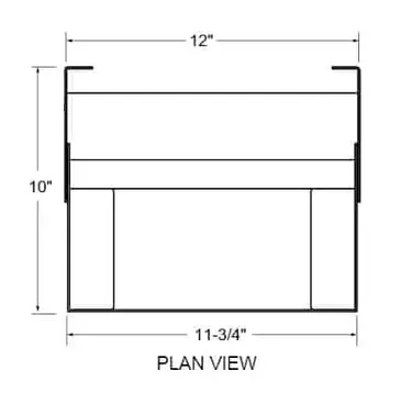 Glastender C-DWR-D Waste Chute