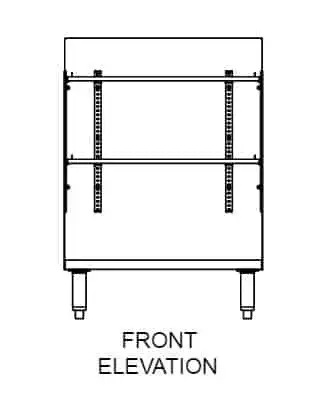 Glastender C-GRA-24 Underbar Glass Rack Storage Unit