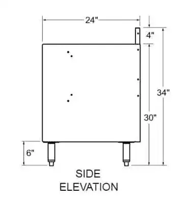 Glastender C-GRB-18 Underbar Glass Rack Storage Unit