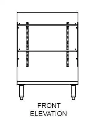 Glastender C-GRB-24 Underbar Glass Rack Storage Unit