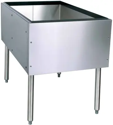 Glastender C-IB-38X24 Underbar Ice Bin/Cocktail Station, Pass-Thru