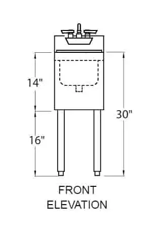 Glastender C-MFS-12 Underbar Sink Units