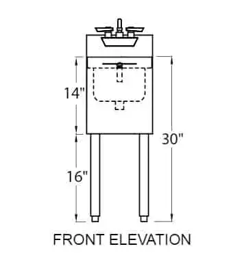 Glastender C-MRS-12 Underbar Sink Units