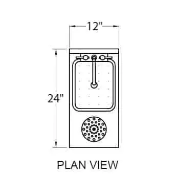 Glastender C-MRS-12 Underbar Sink Units